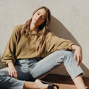 CJLA Avalon Chartreuse Sweater in Medium